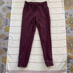 Lululemon Kick It Sweatpant Heathered Bordeaux Drama